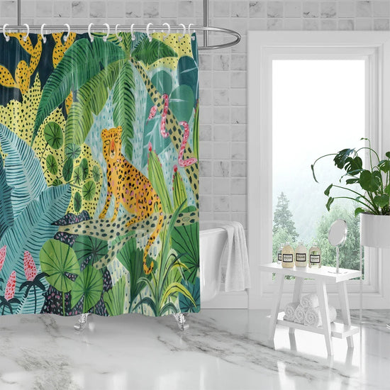 Leopard Print Shower Curtain