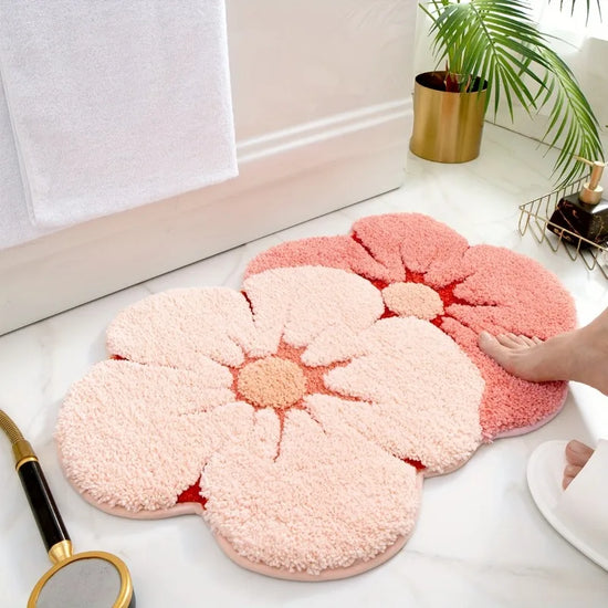 Flower Bath Mat