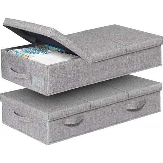 Foldable Clothes Storage Box with Cover