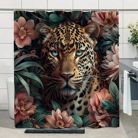 Tiger Jungle Shower Curtain